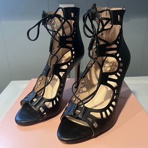 BCBG Carnival Lace-Up Heels - Size 6